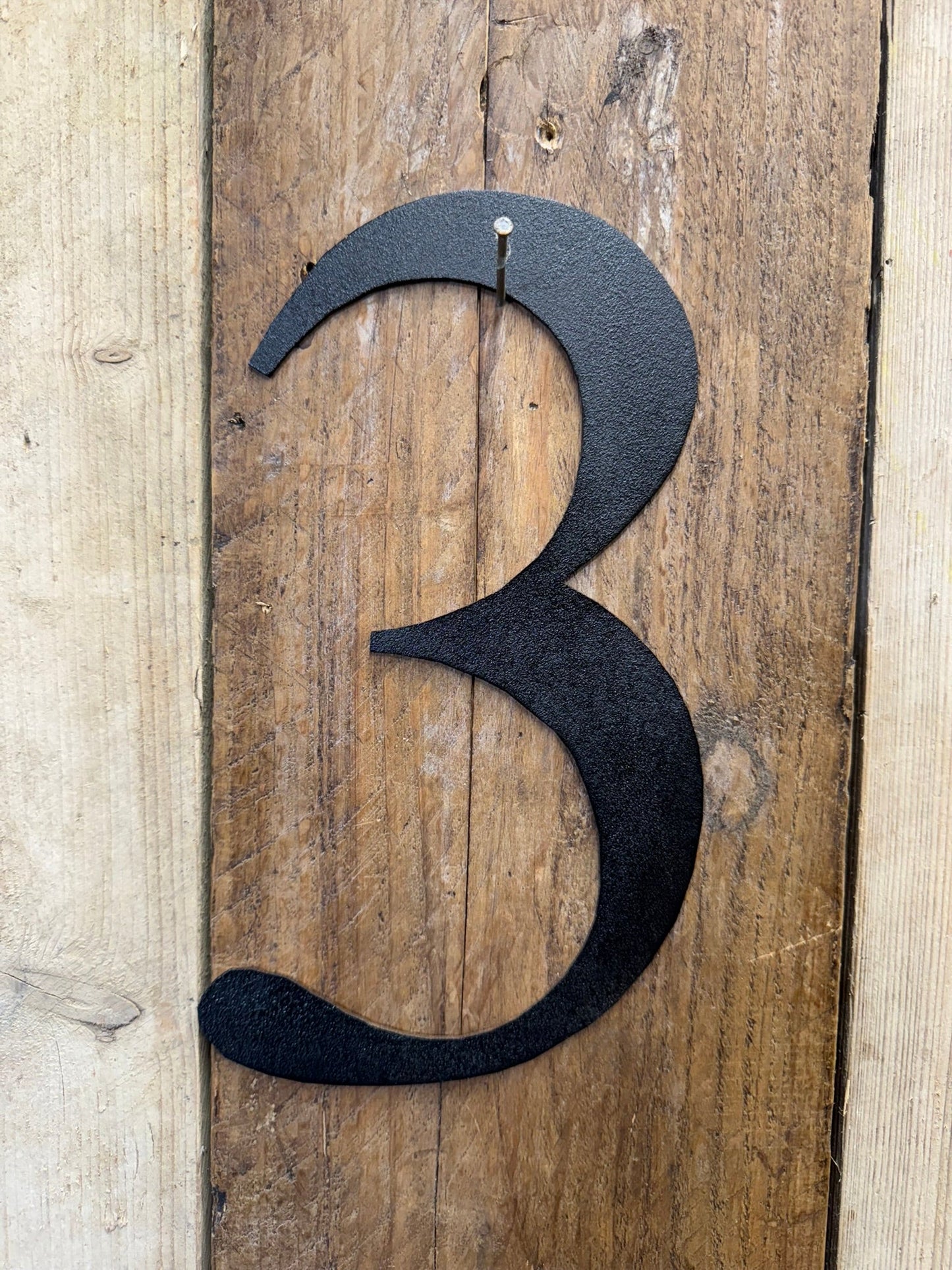 Vintage Black Metal Alphabet Letters – 5” or 12” Decorative Lettering A–Z