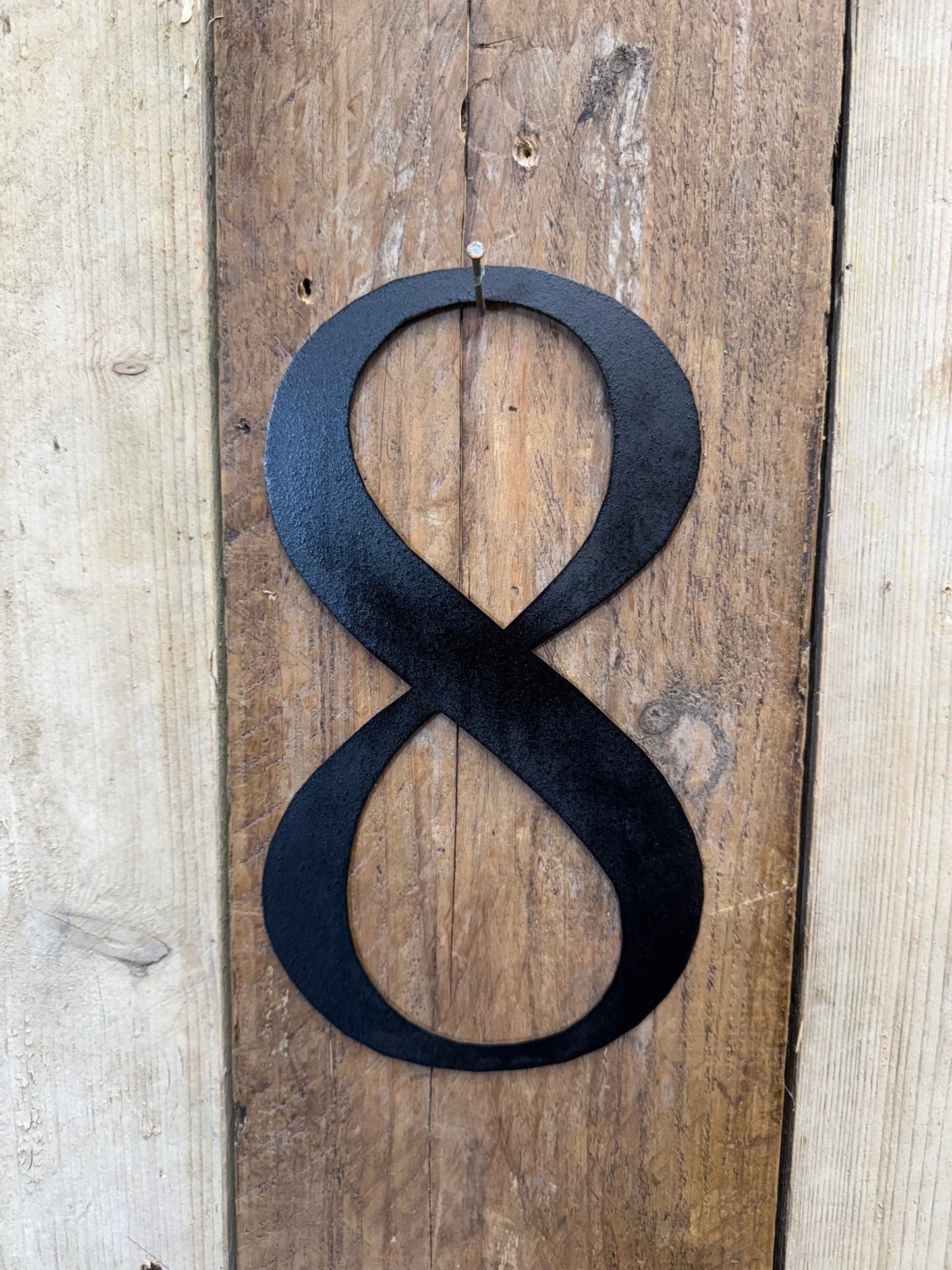 Vintage Black Metal Alphabet Letters – 5” or 12” Decorative Lettering A–Z