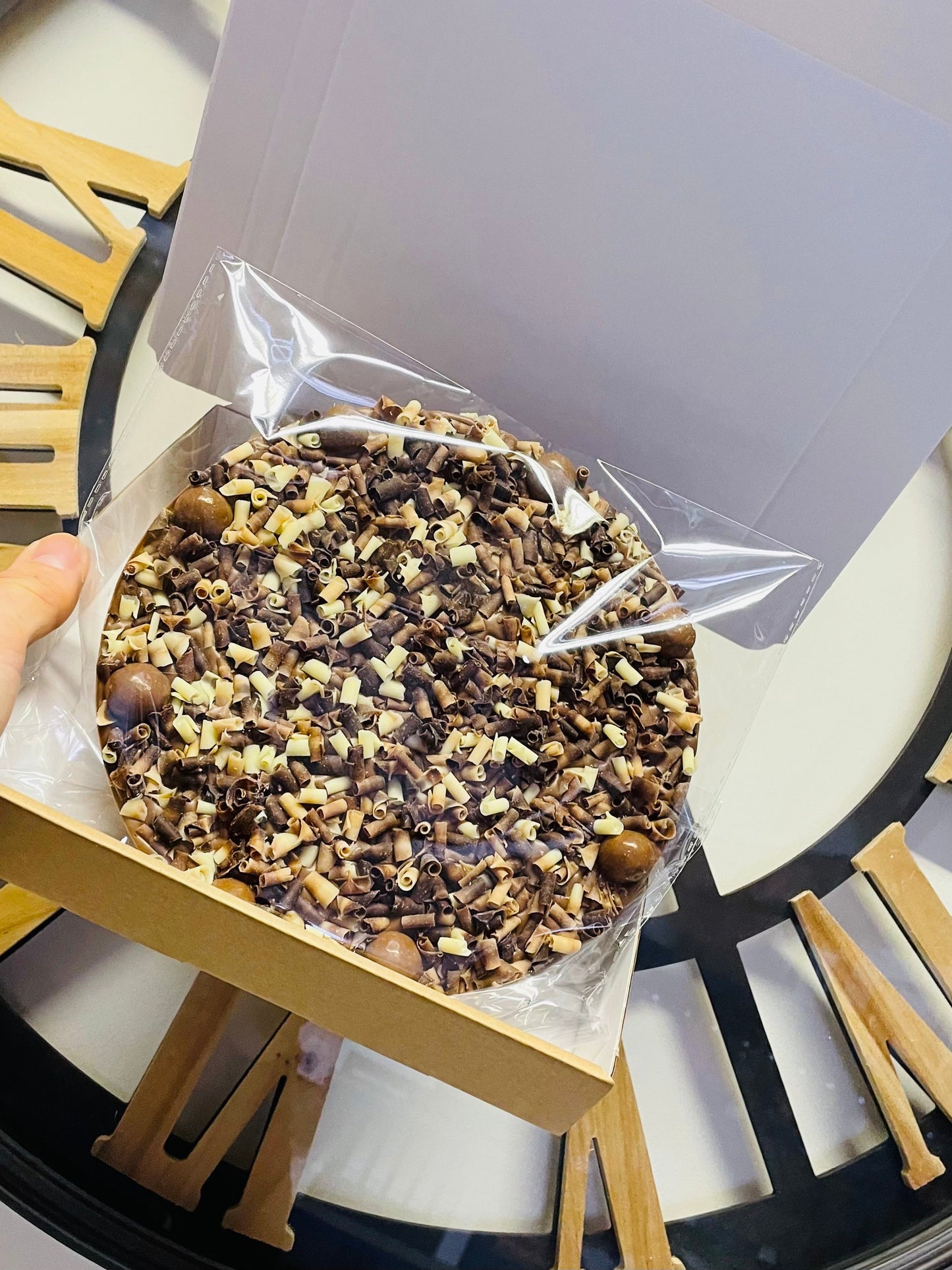Marbleous Milk Chocolate Pizza - 300g