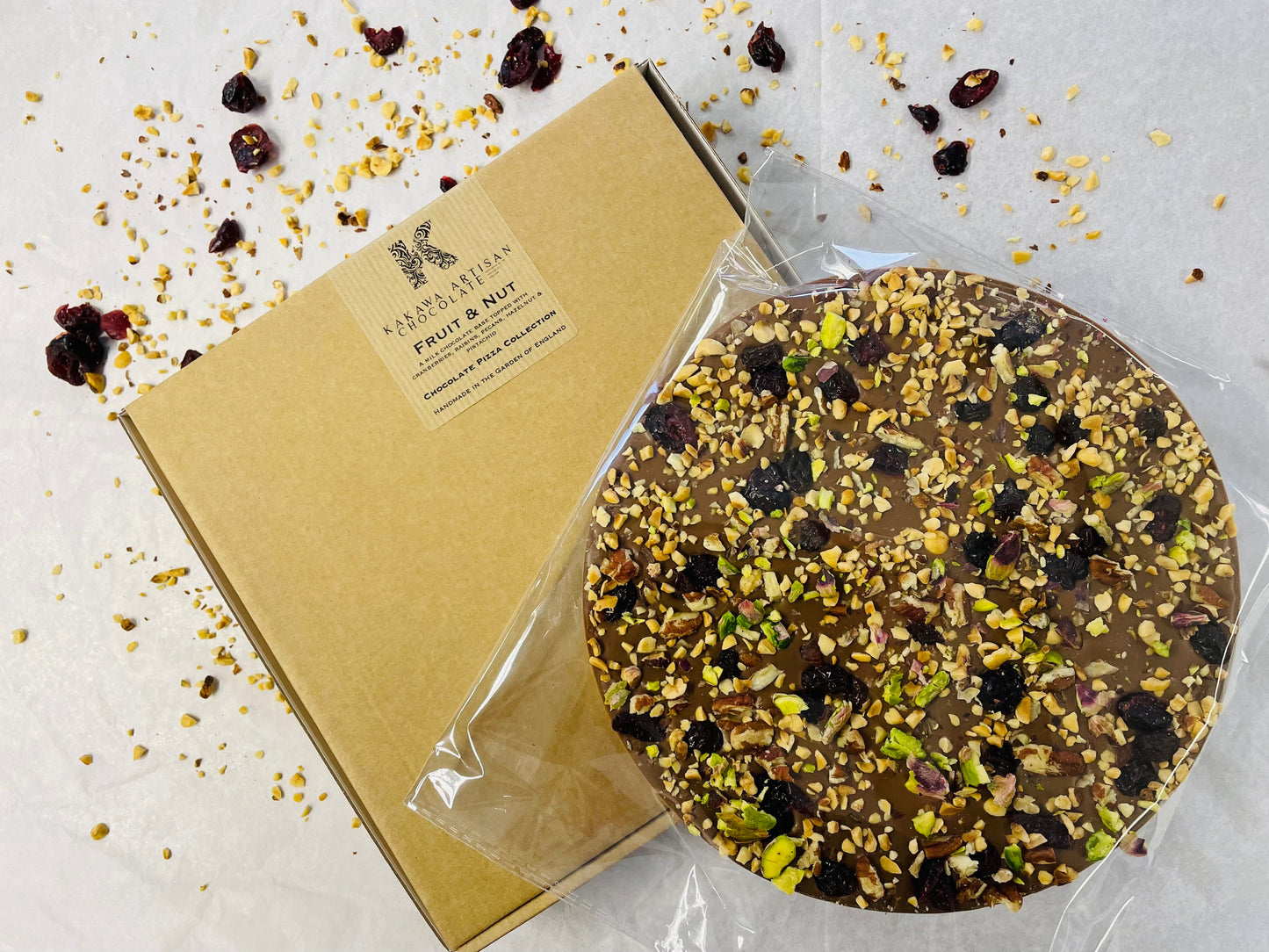 Fruit & Nut Milk Chocolate Pizza - 300g