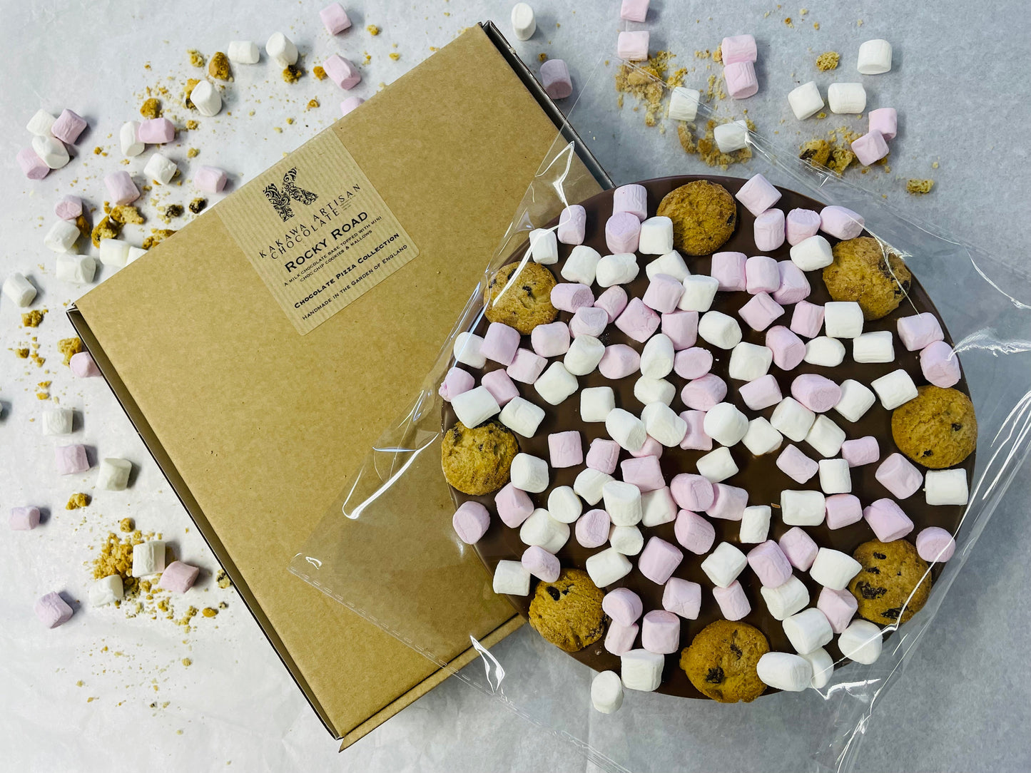 Rocky Road Milk Chocolate Pizza - 300g
