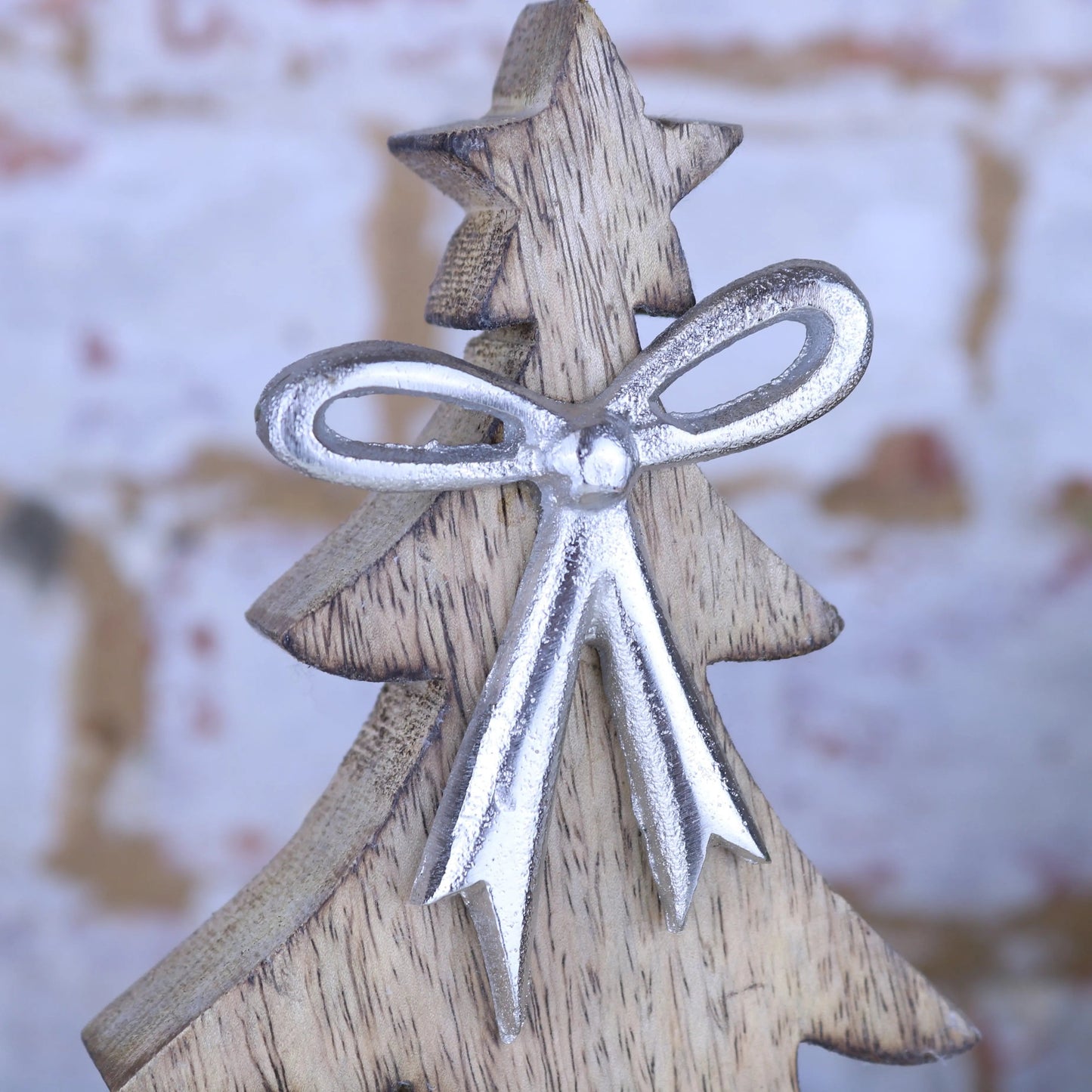 Lovell 29cm Wooden Christmas Tree Ornament