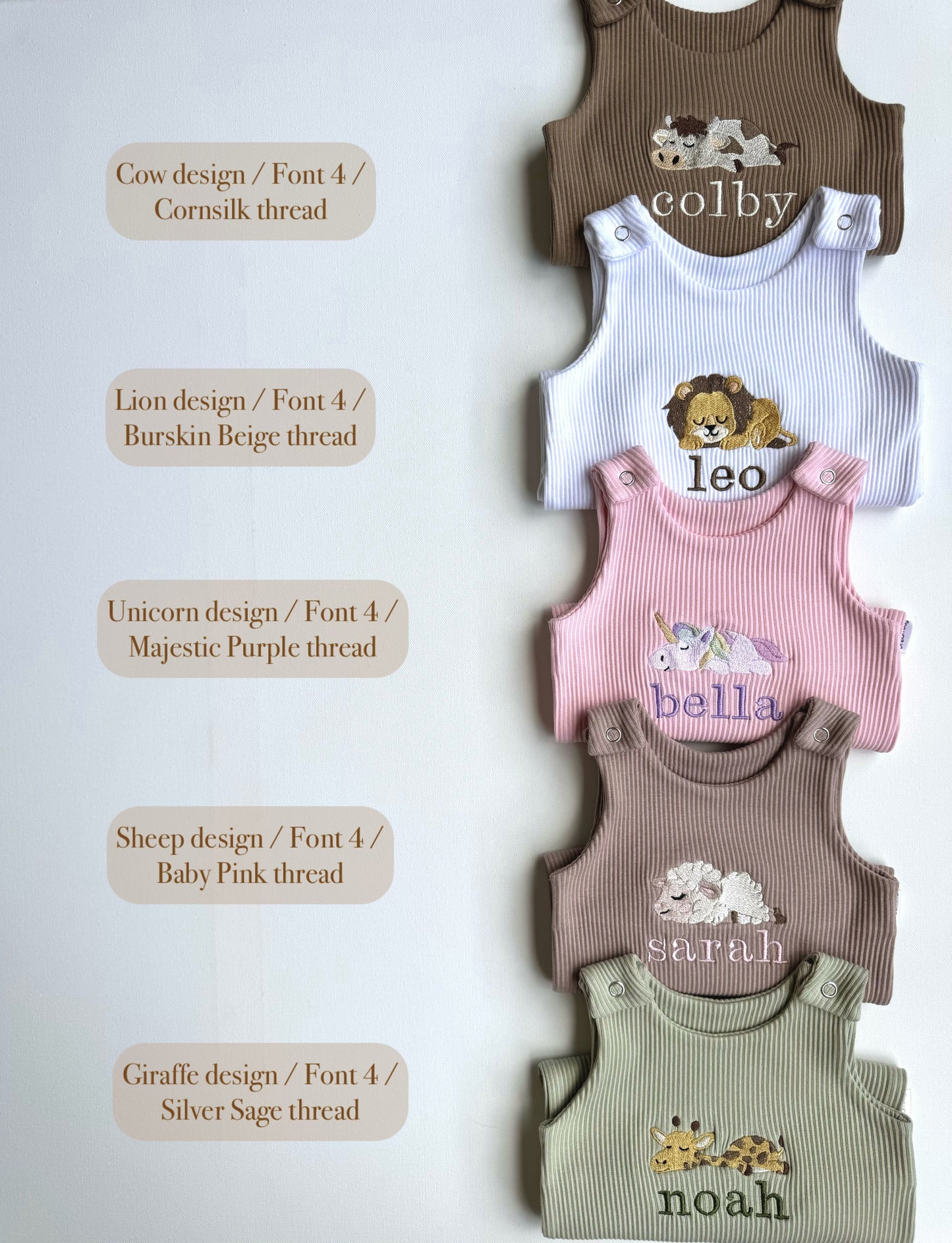 Black Personalised or Plain Dungarees