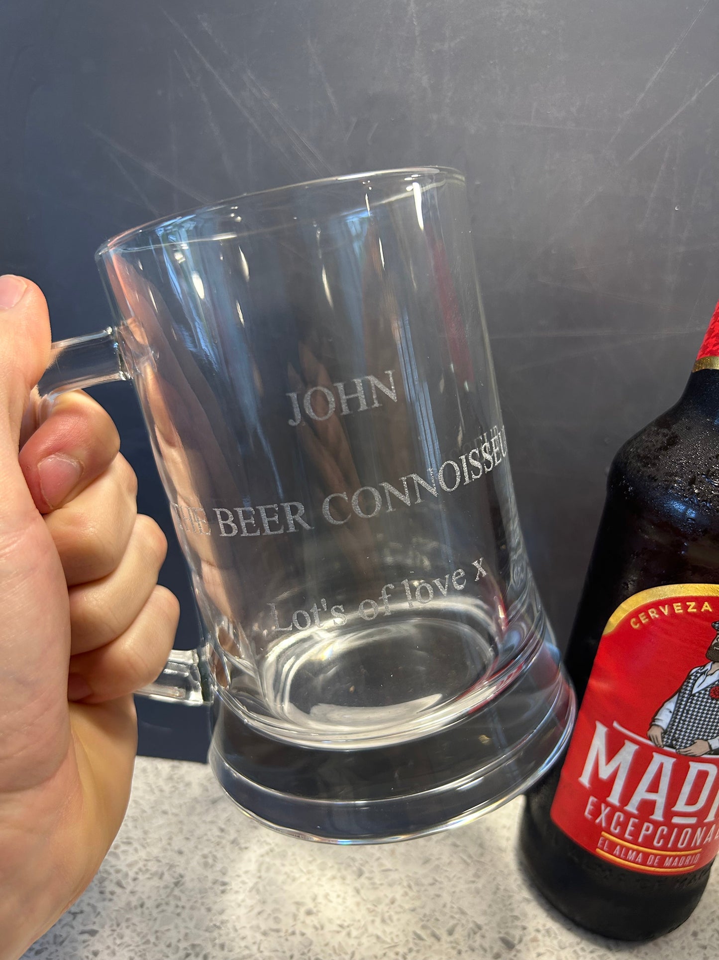 Personalised Engraved Beer Glasses Tankards Perfect Gift for Weddings Birthdays