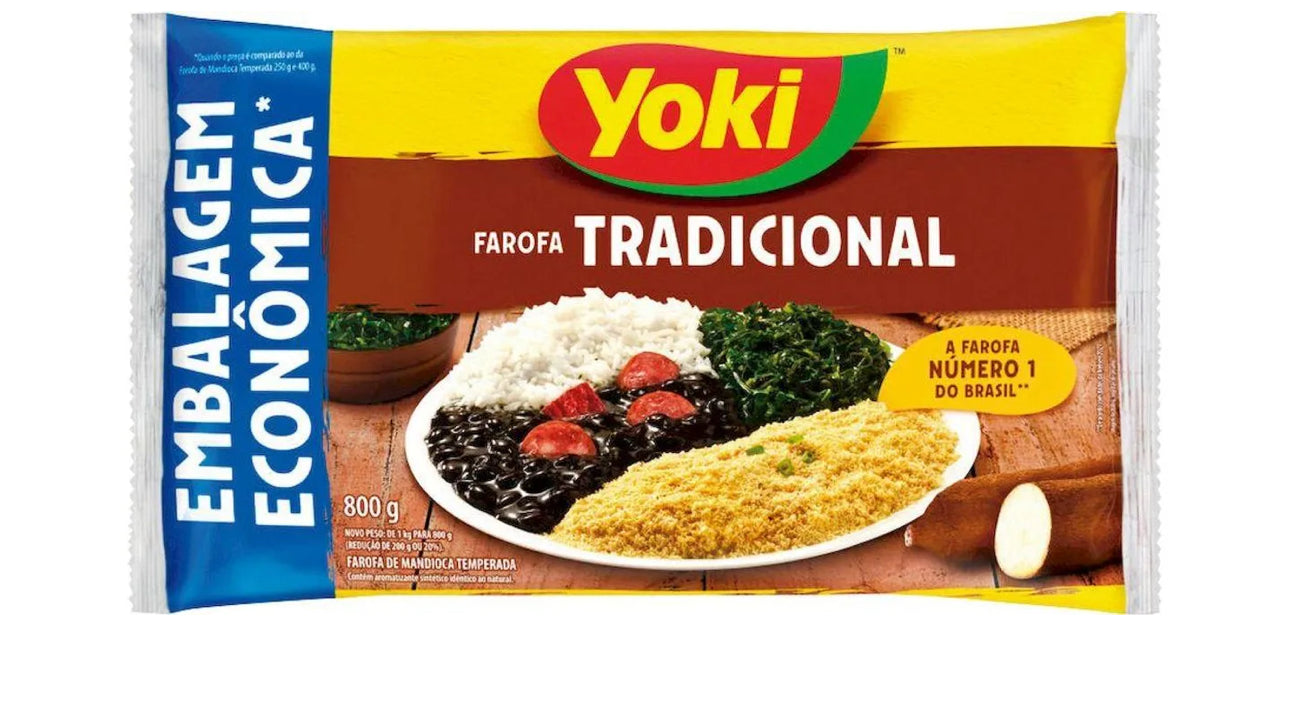 Yoki Traditional Seasoned Cassava Farofa 800g Package Economic Packaging