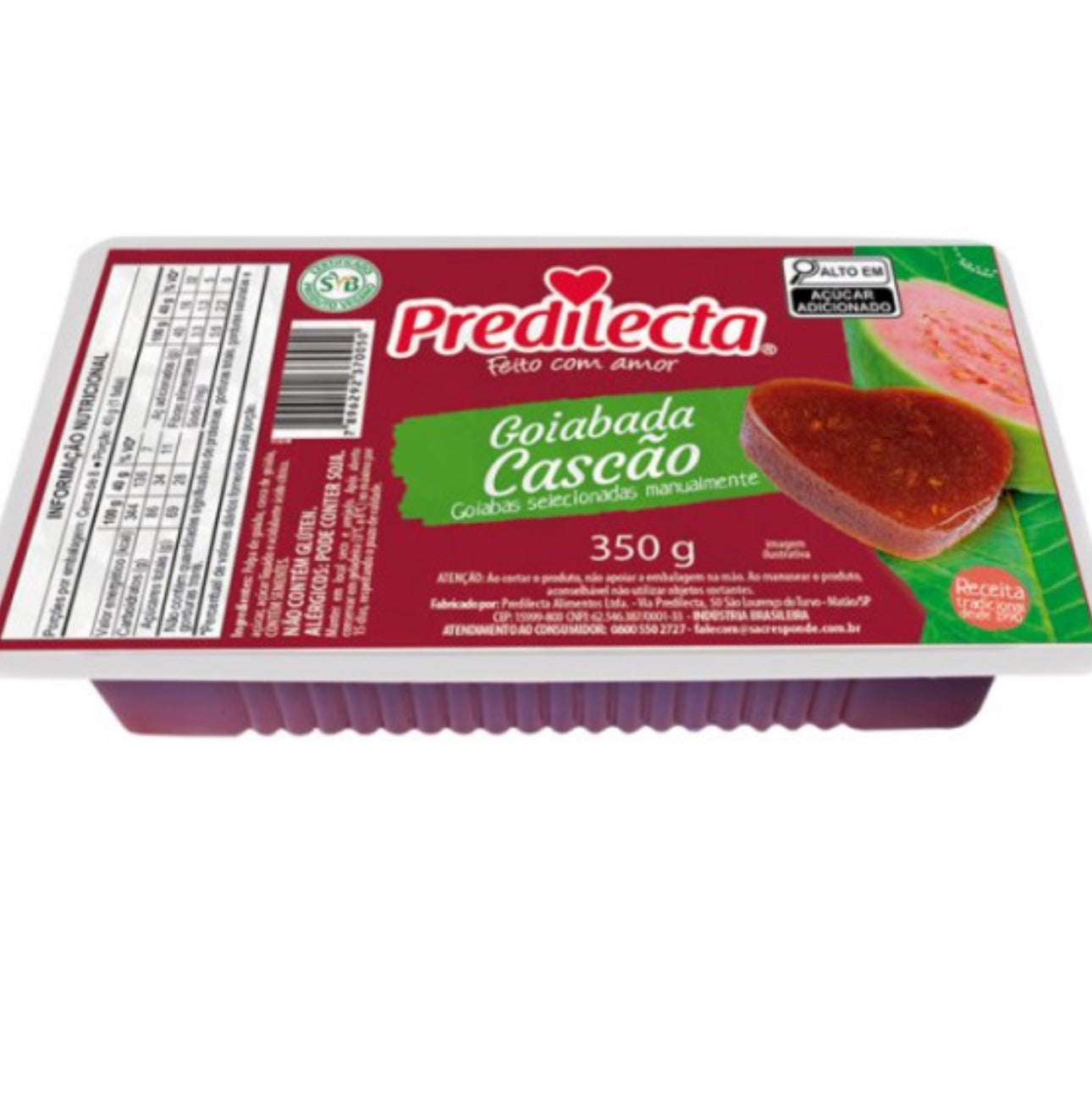 Predilecta Cascão Guava Paste 350gr