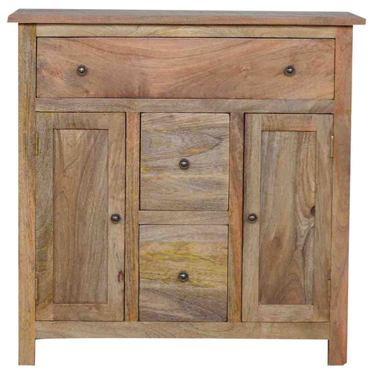 Multi Drawer Country Console Table | Oak-Ish Mango Wood