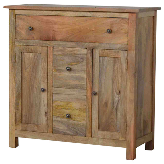 Multi Drawer Country Console Table | Oak-Ish Mango Wood