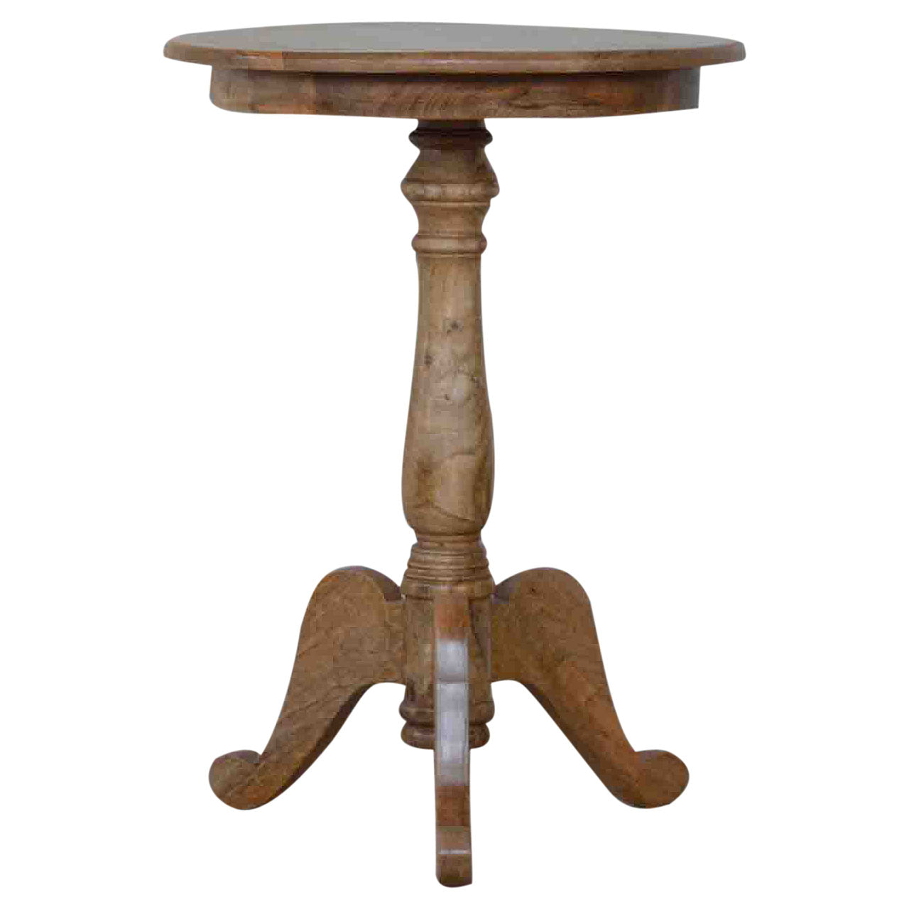 Solid Wood Round Tea Table Accent Piece