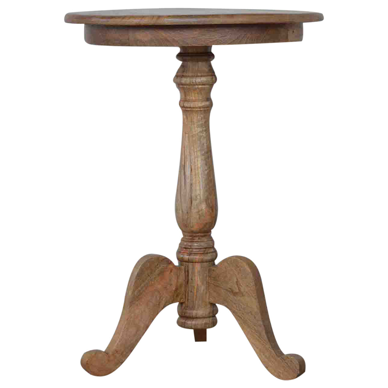 Solid Wood Round Tea Table Accent Piece