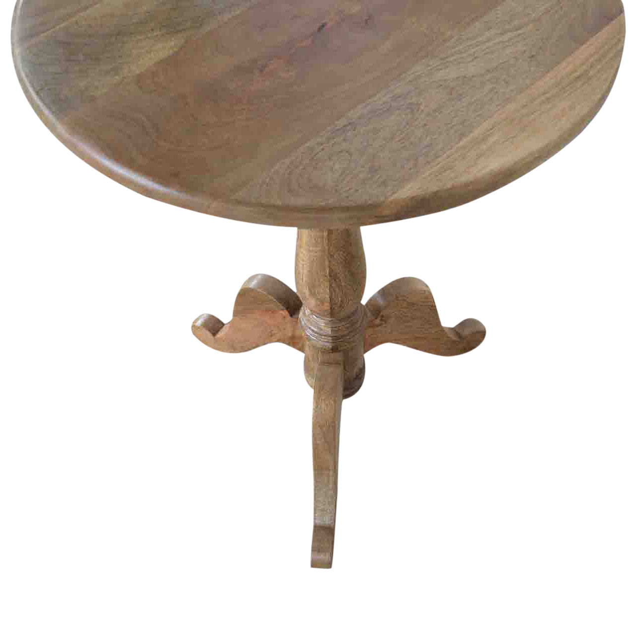 Solid Wood Round Tea Table Accent Piece
