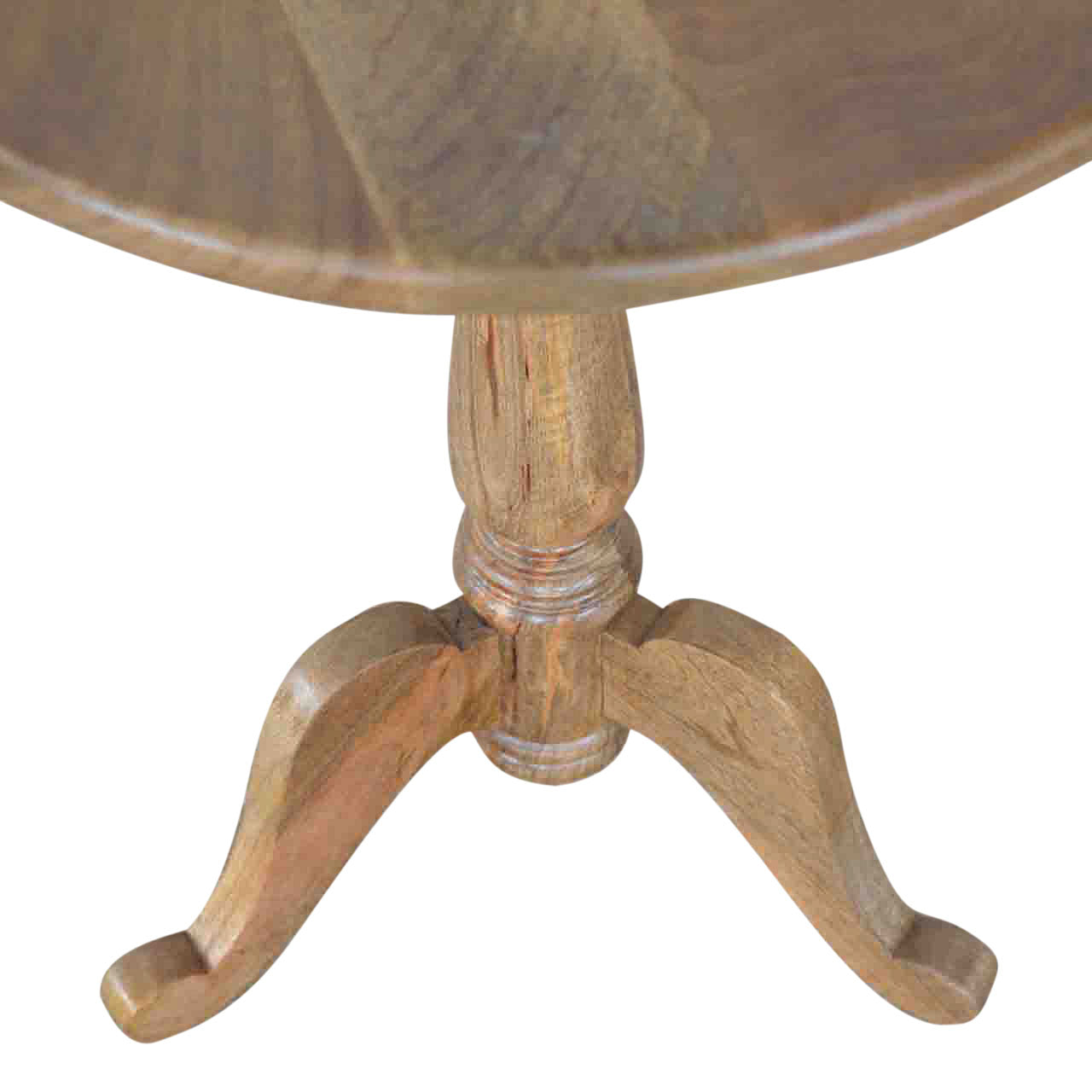 Solid Wood Round Tea Table Accent Piece