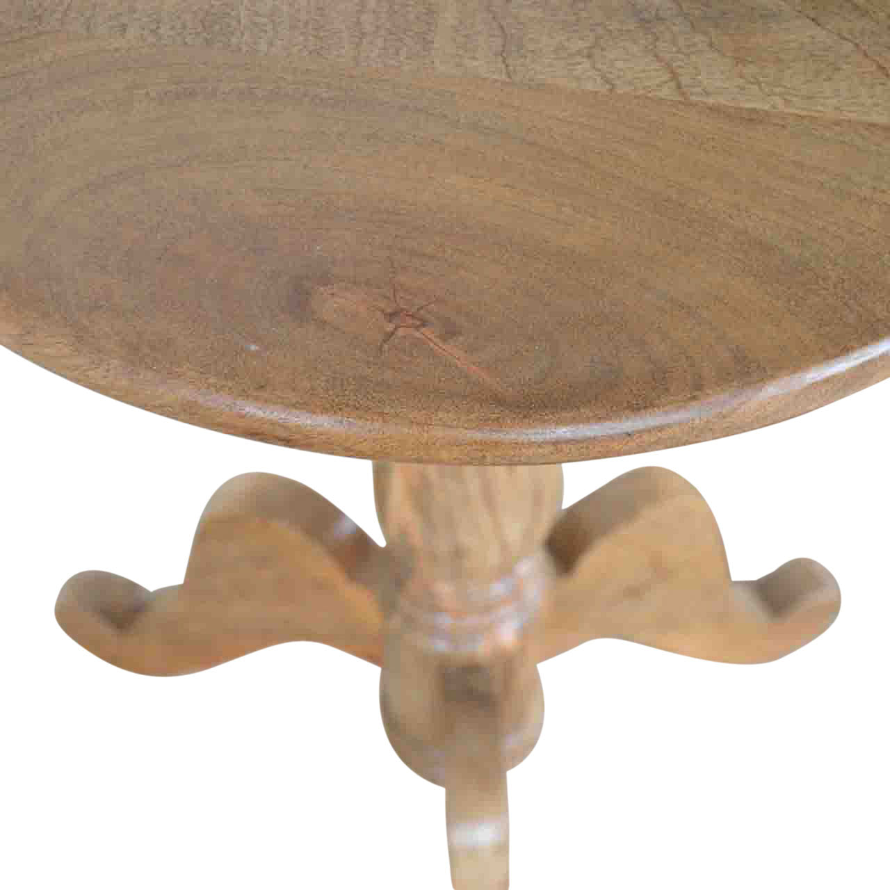 Solid Wood Round Tea Table Accent Piece
