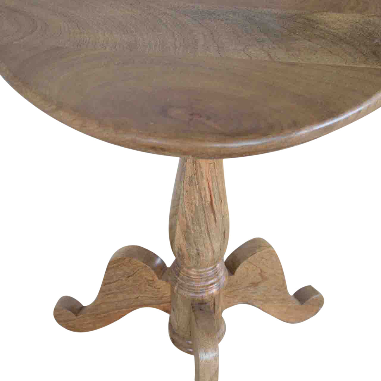 Solid Wood Round Tea Table Accent Piece