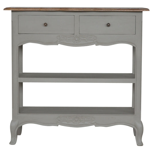 French Style Console Table | Oak-Ish Mango Wood