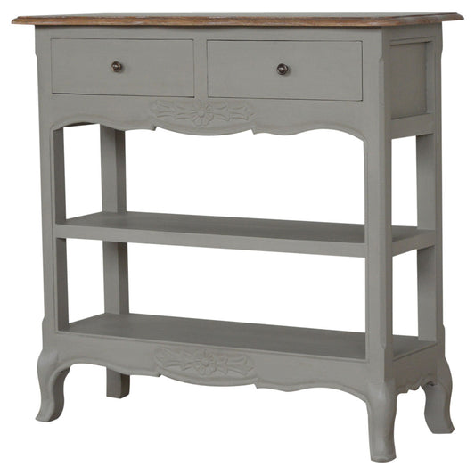 French Style Console Table | Oak-Ish Mango Wood