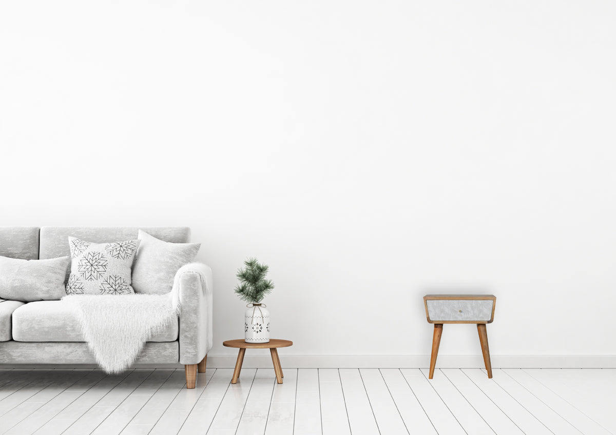 White Trape Bedside