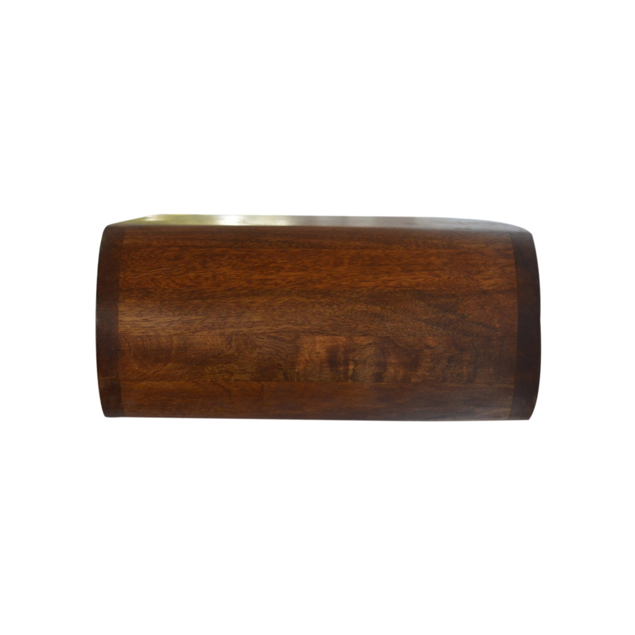 Wall Mounted Round Chestnut Bedside Table | Wall-Mounted
