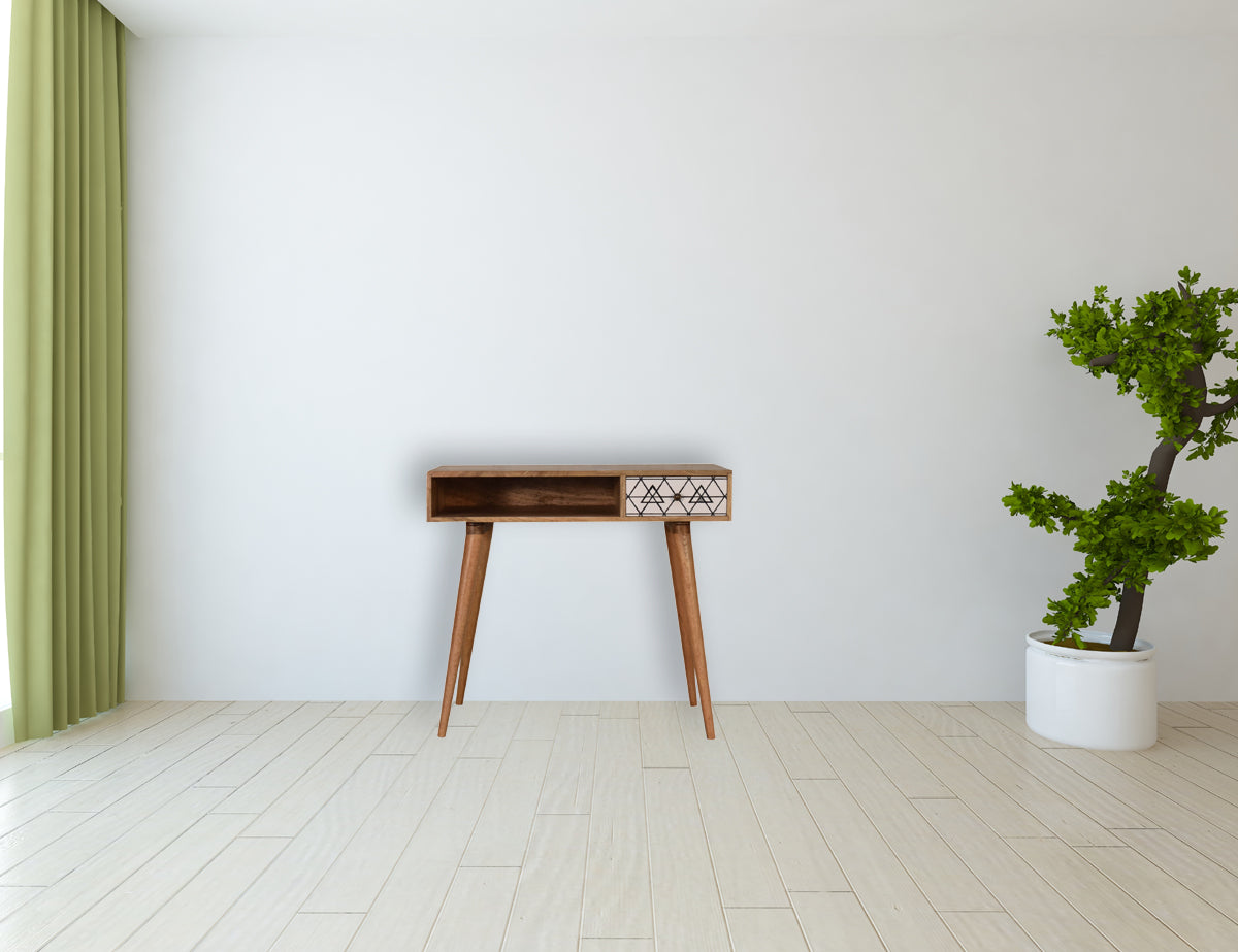 Triangle Printed Writing Desk