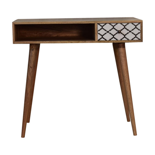 Stella Writing Desk | Oak Solid Mango Wood