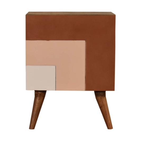 Quebec Brown Bedside Table