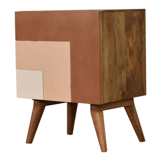 Quebec Brown Bedside Table