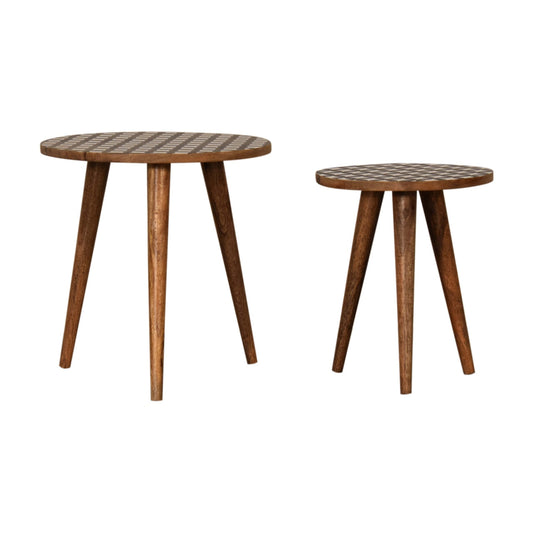 Monochrome End Table Accent Piece