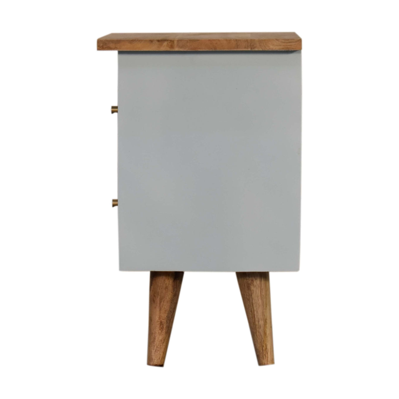 Sky Blue Hand Painted Bedside Table