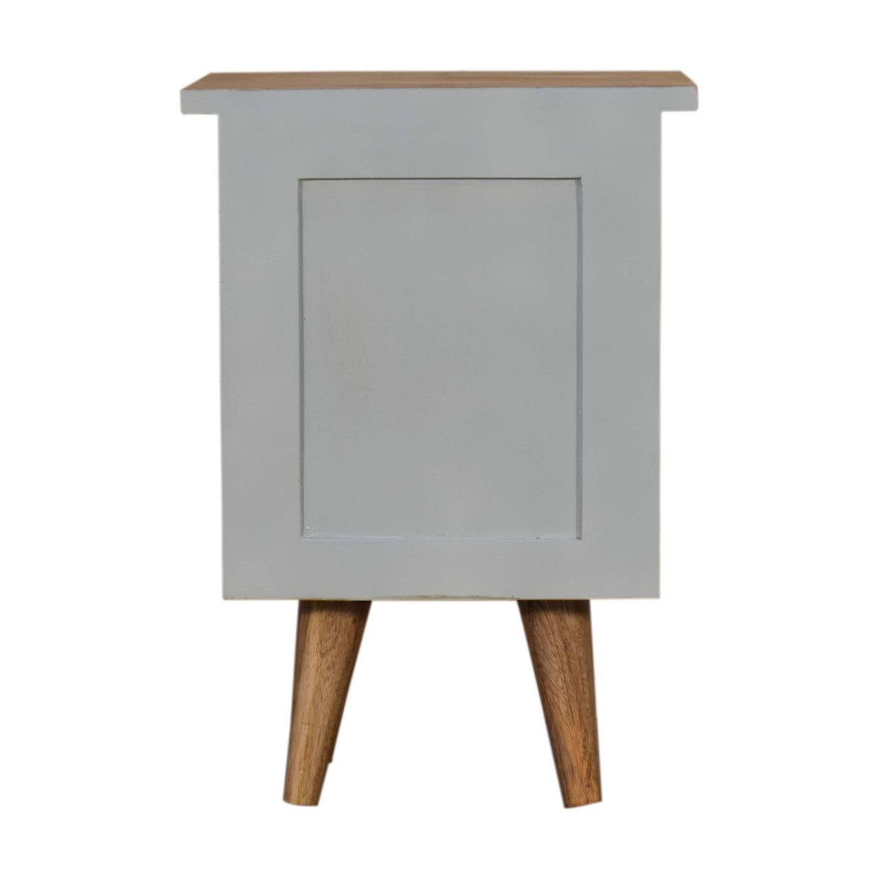 Sky Blue Hand Painted Bedside Table