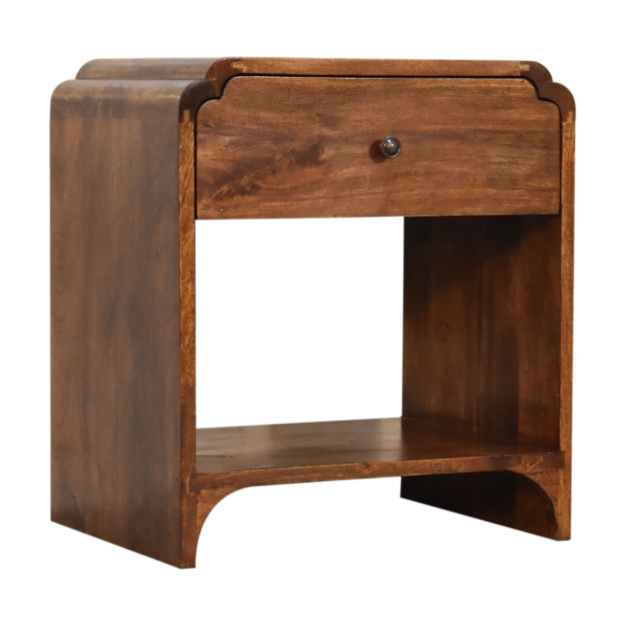 Newton Bedside Table | Chestnut Mango Wood