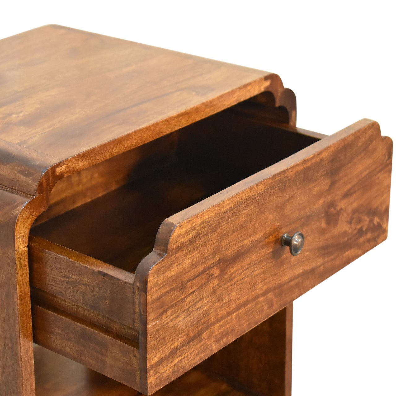 Newton Bedside Table | Chestnut Mango Wood