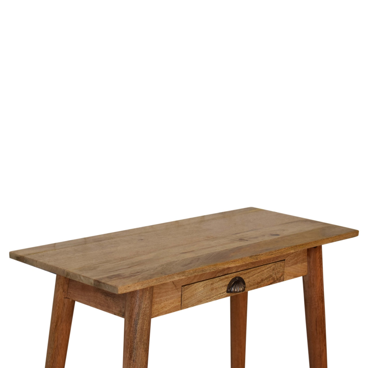 Mini Nordic Style Writing Desk | Oak Solid Mango Wood