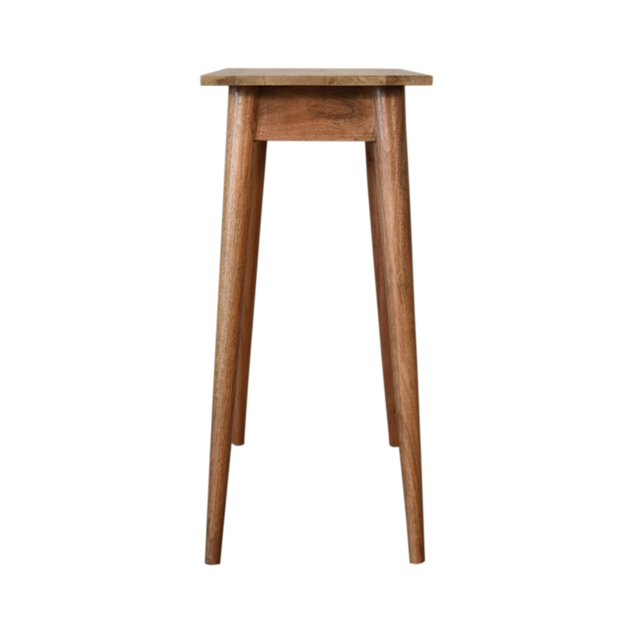 Mini Nordic Style Writing Desk | Oak Solid Mango Wood