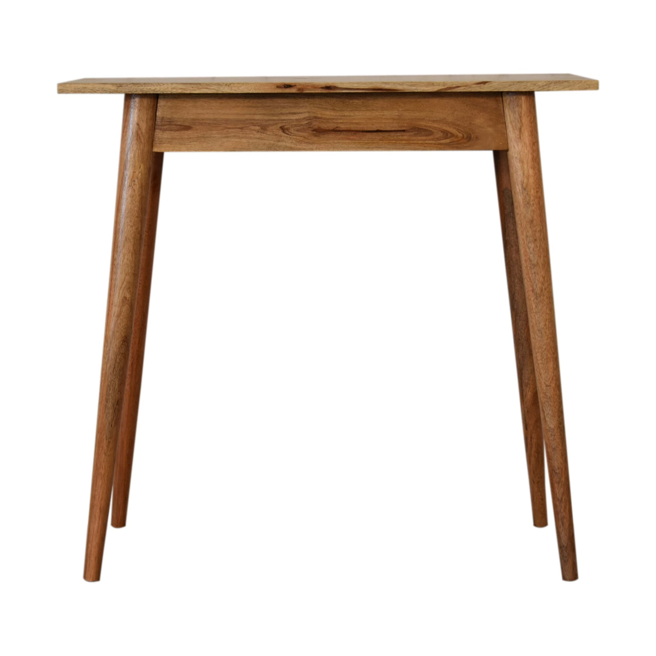 Mini Nordic Style Writing Desk | Oak Solid Mango Wood