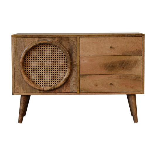 Larissa Sideboard Chest of Drawers | Oak-Ish Solid Mango Wood