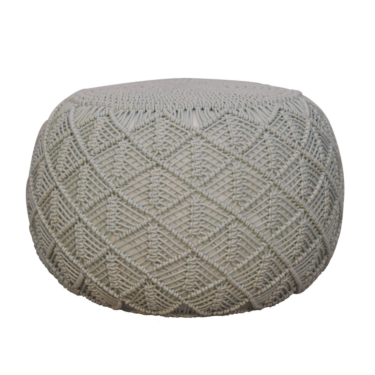 Ansley Sage Green Pouffe Stylish and Versatile Home Accent