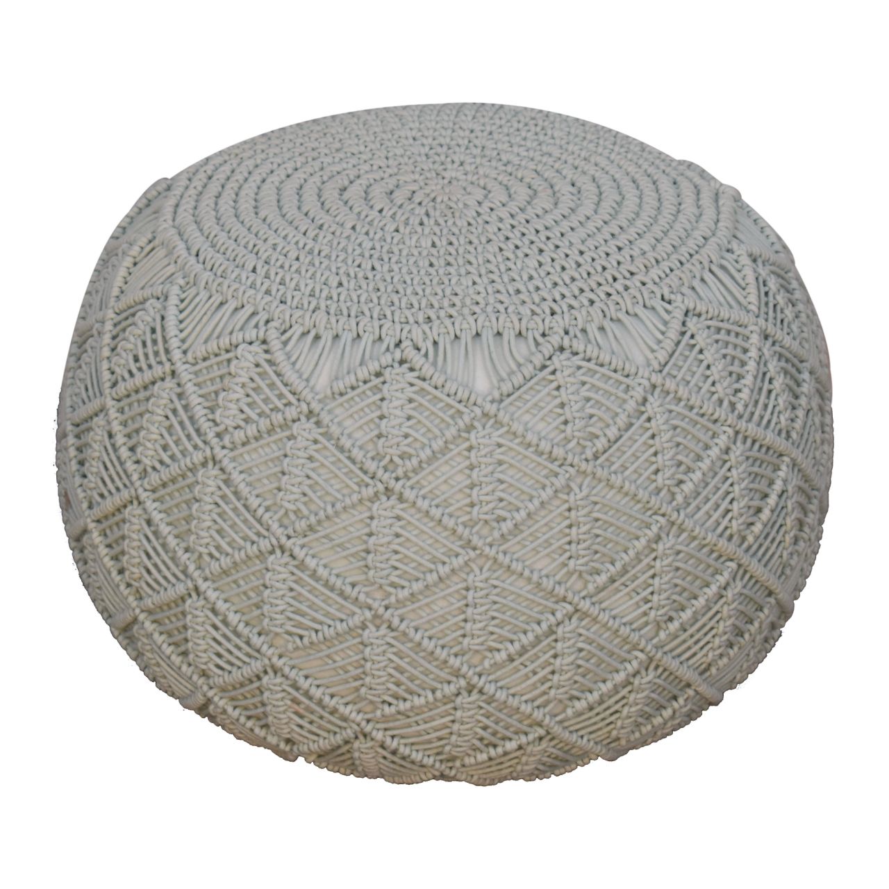 Ansley Sage Green Pouffe Stylish and Versatile Home Accent