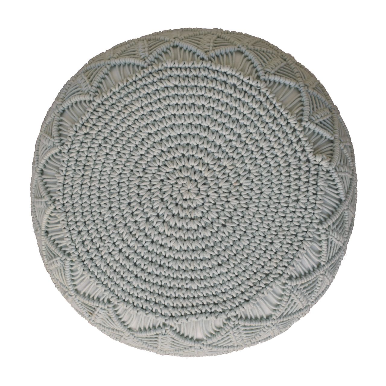 Ansley Sage Green Pouffe Stylish and Versatile Home Accent