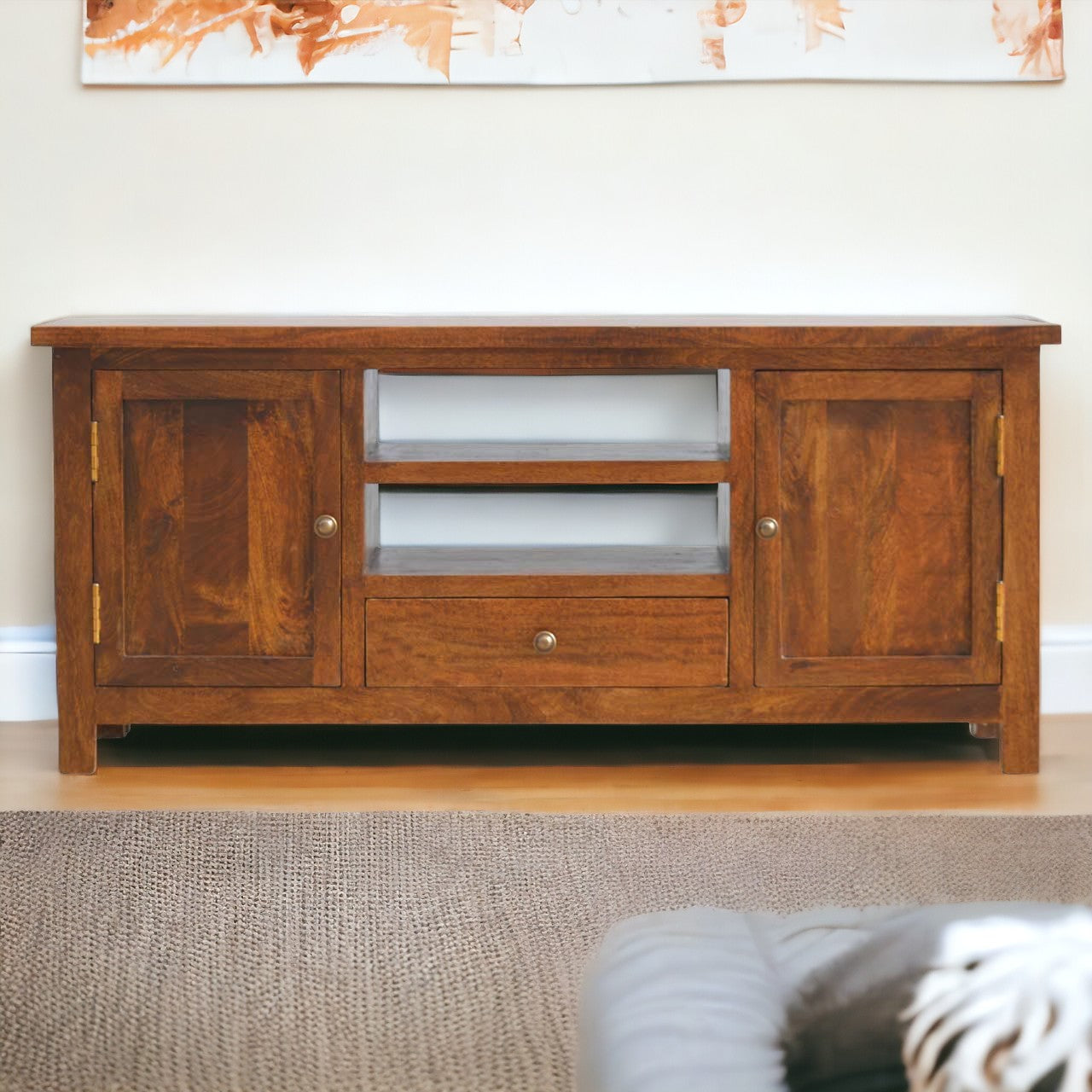 Solid Wood Media Unit