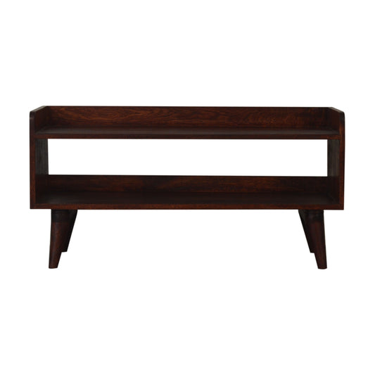 Cherry Nordic Storage Bench | Hidden Storage