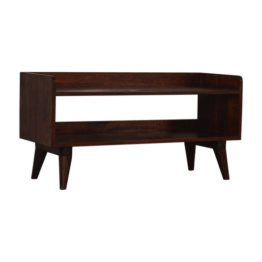 Cherry Nordic Storage Bench | Hidden Storage