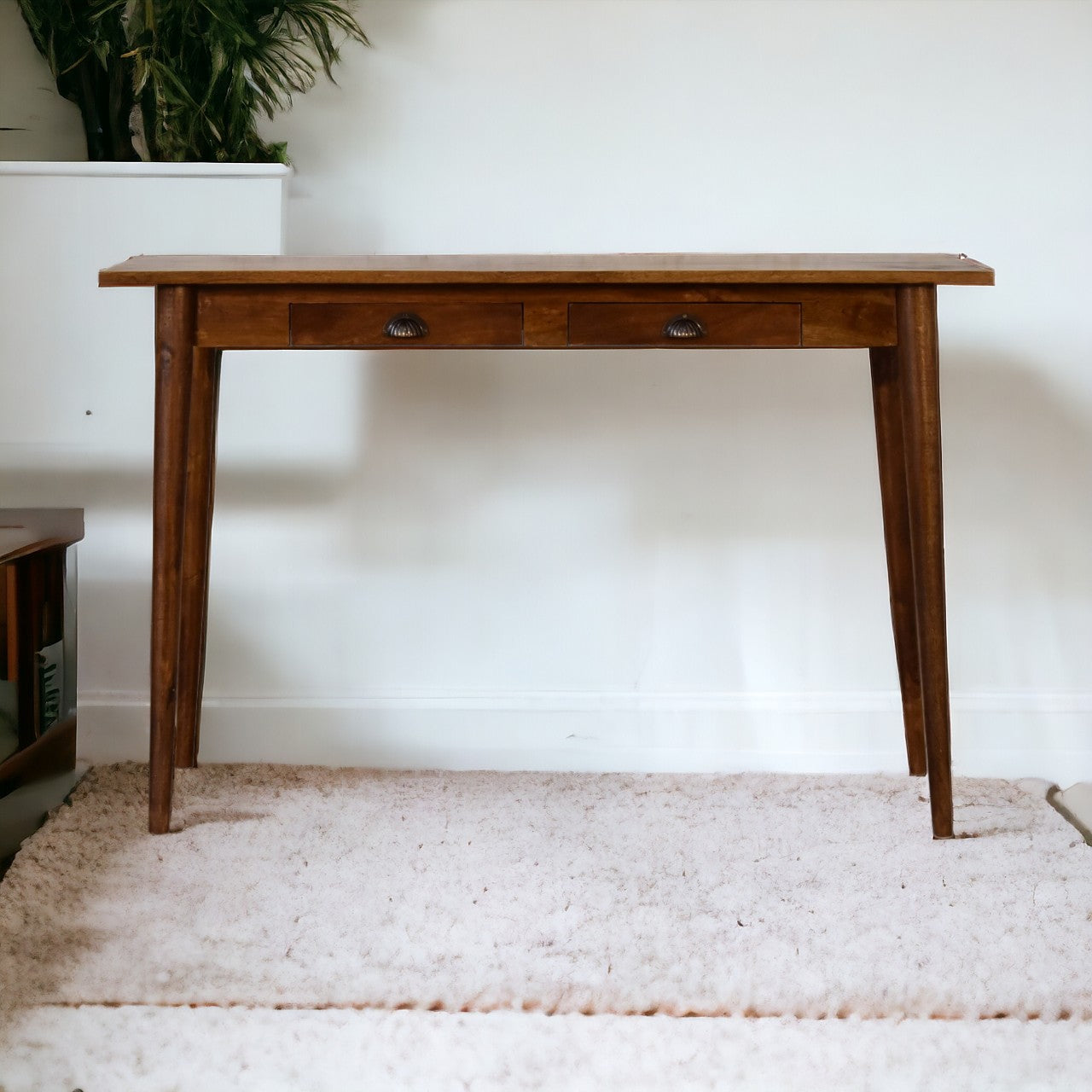 2 Drawer Chestnut Writing Desk