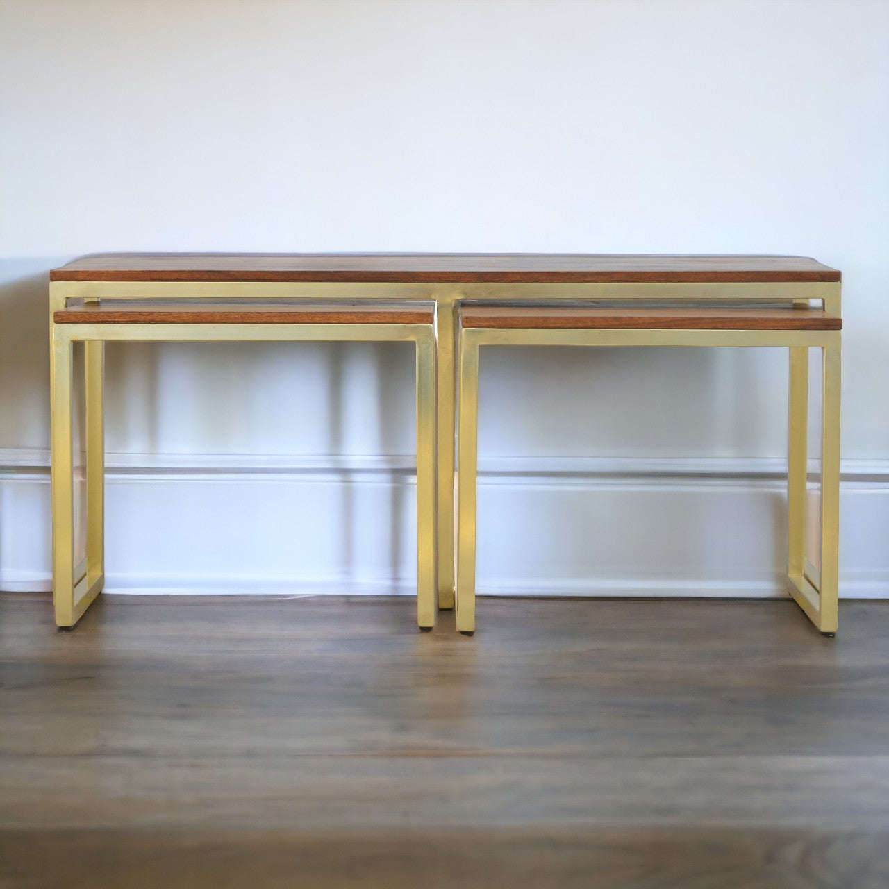 Chunky Gold Table Set of 3
