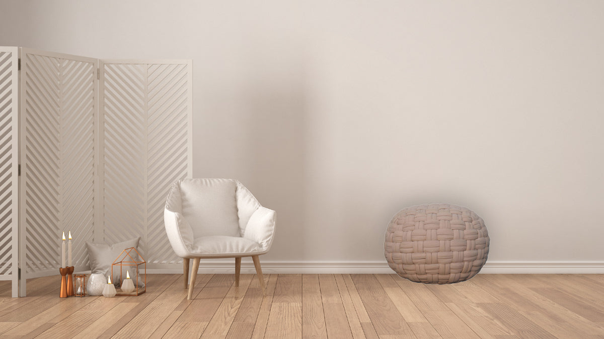 Tube Pouffe Cream