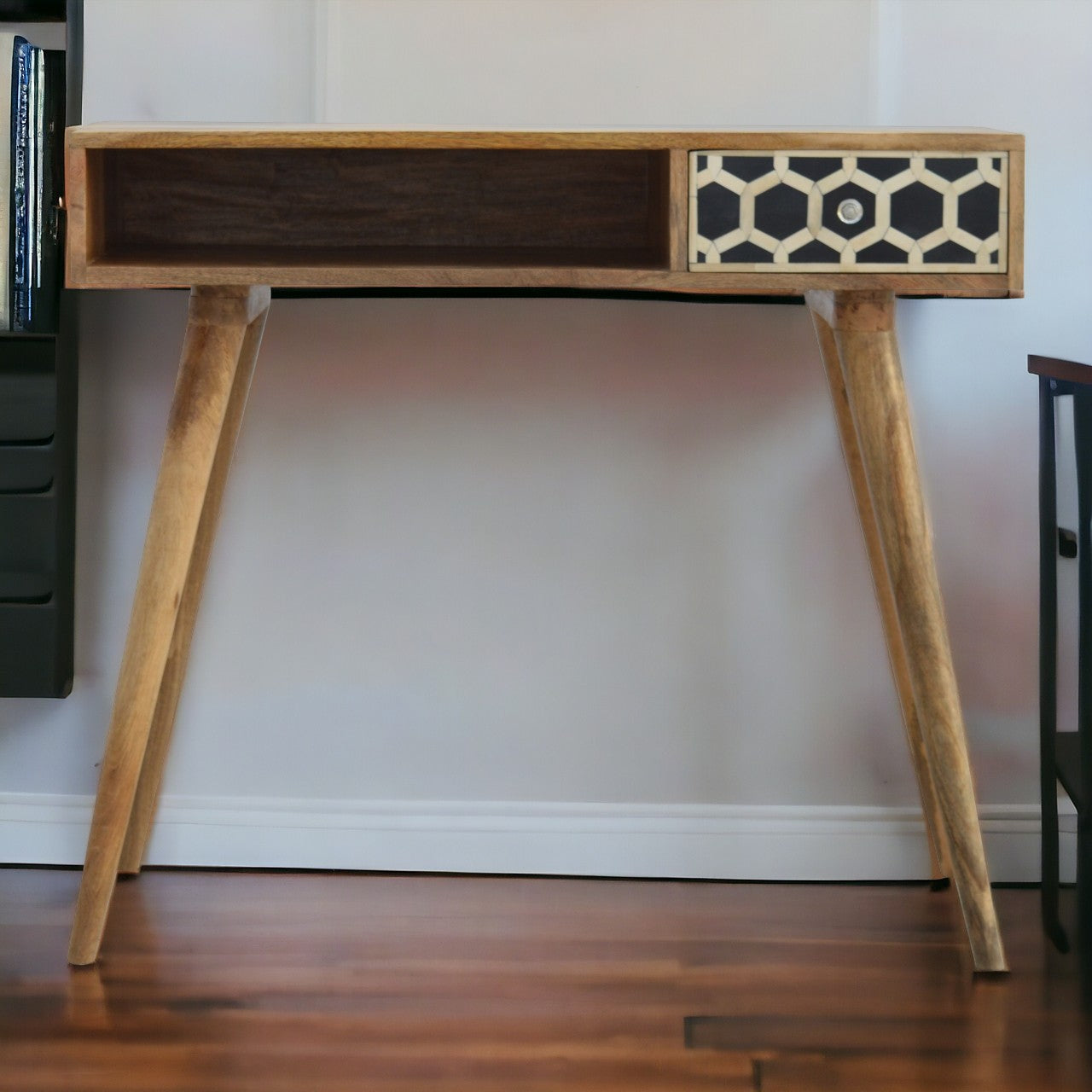 Bone Inlay Writing Desk