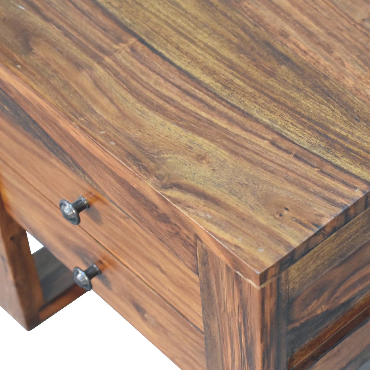 U-Square Honey Bedside Table