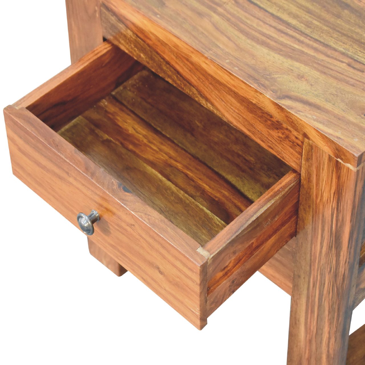 U-Square Honey Bedside Table
