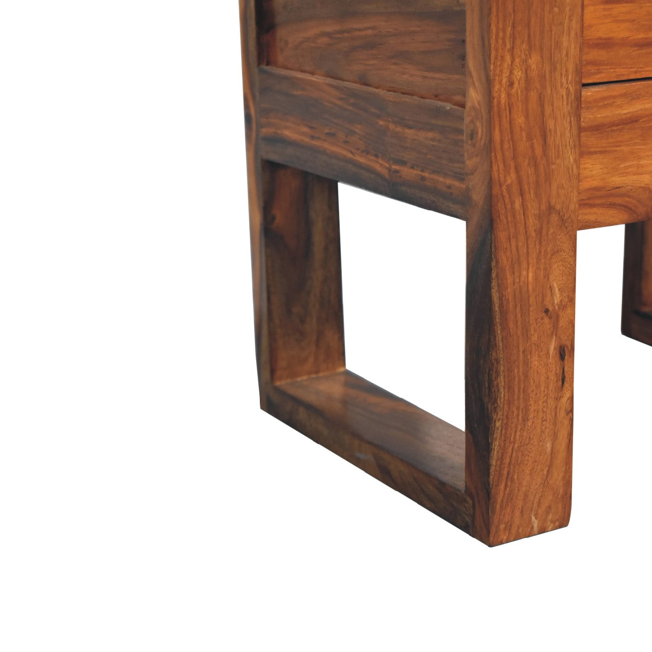 U-Square Honey Bedside Table
