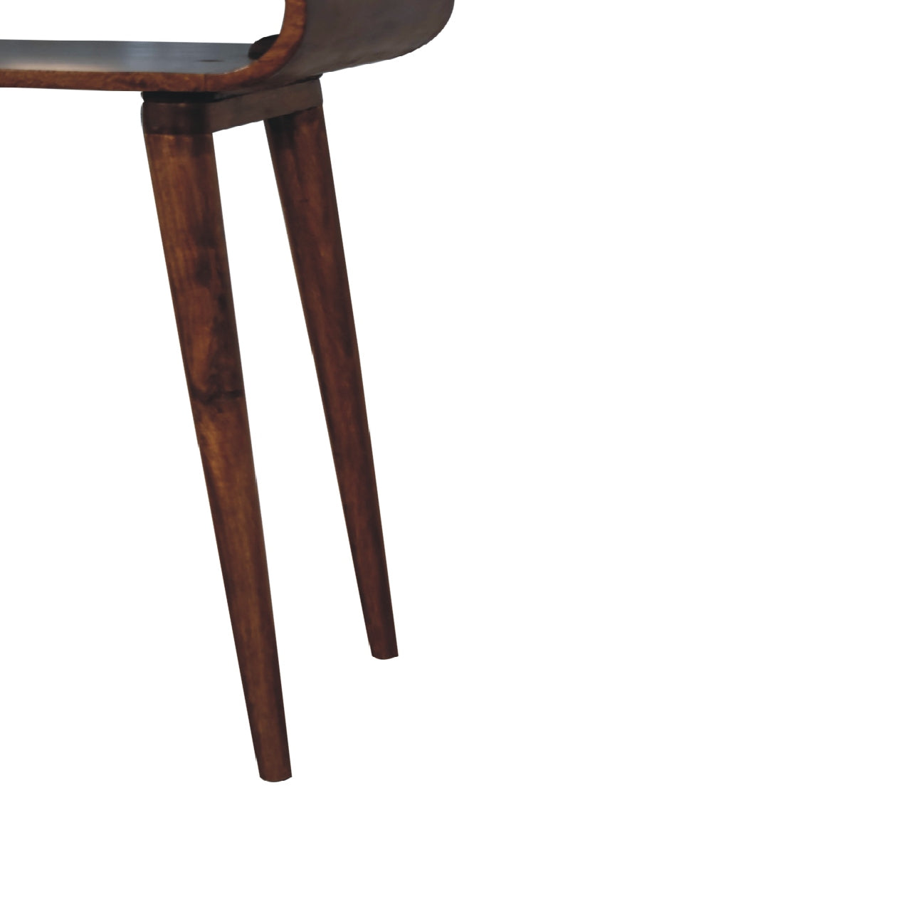 Amaya Nordic Style Console Table | Chestnut Solid Mango Wood