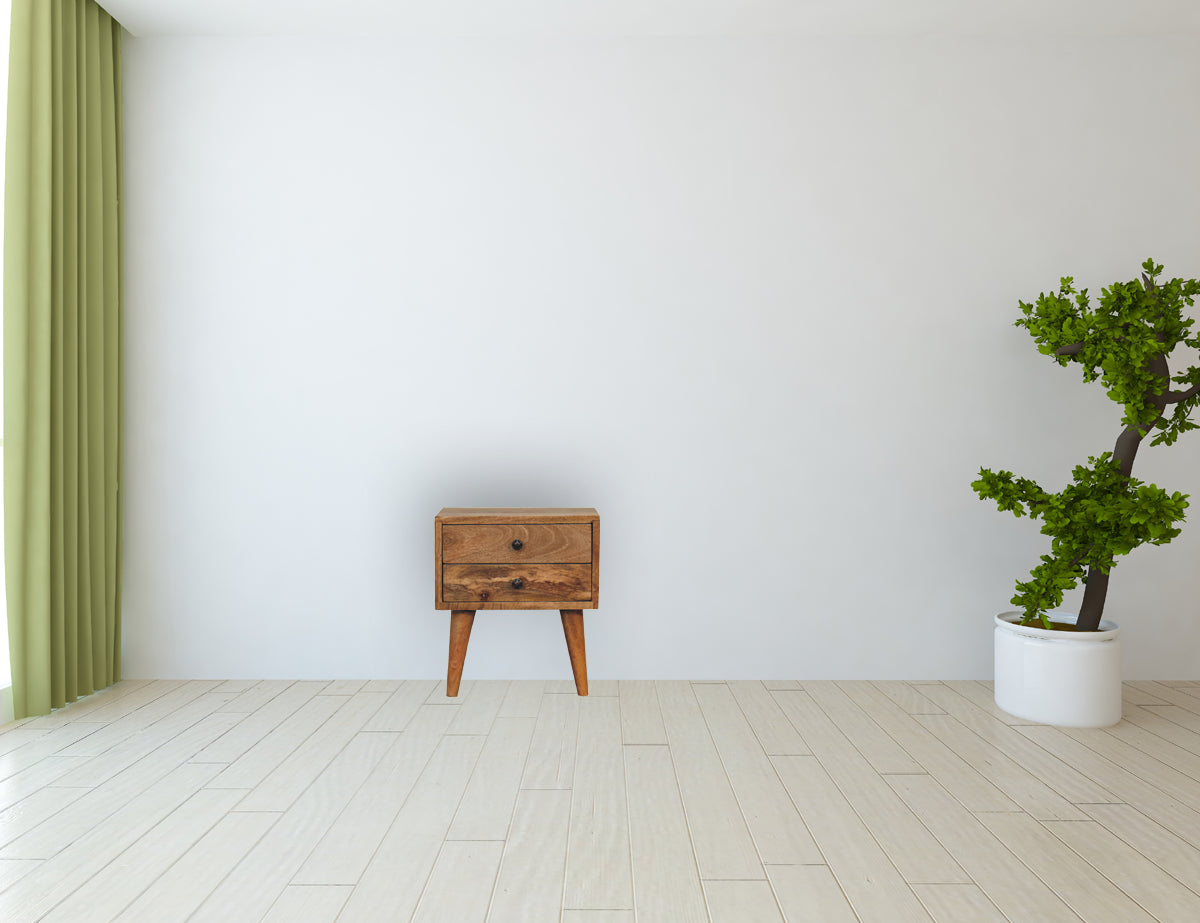 Mini Oak-ish Modern Bedside